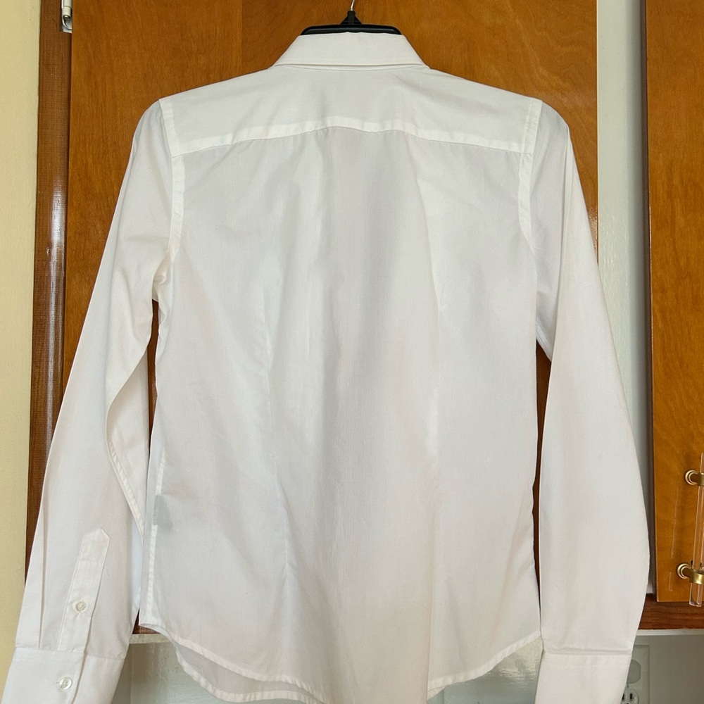 Lauren by Ralph Lauren Sz Small white ruffle top - Picture 2 of 3